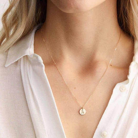 “Peace Out” Sign Language Minimalist Boho Necklace - Picture 3 of 16